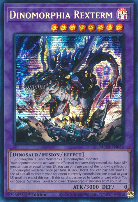 Dinomorphia Rexterm [MP23-EN082] Prismatic Secret Rare | Exor Games Truro