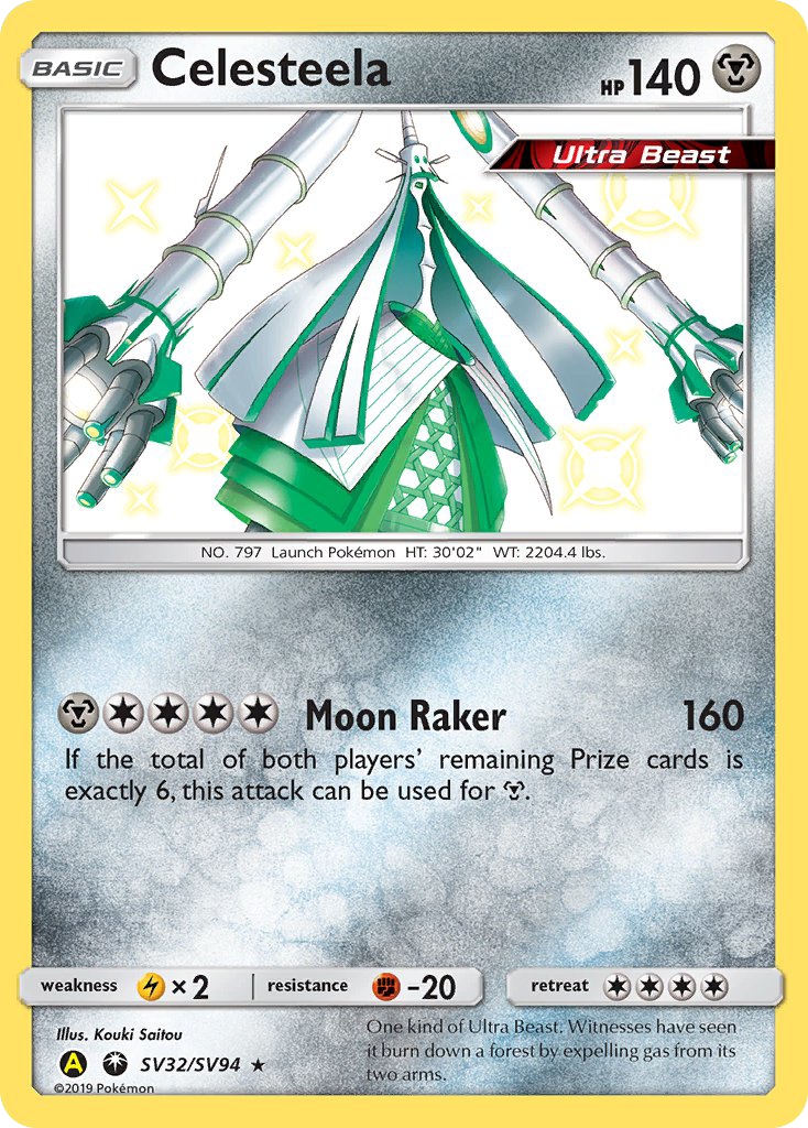 Celesteela (SV32/SV94) [Sun & Moon: Hidden Fates - Shiny Vault] | Exor Games Truro