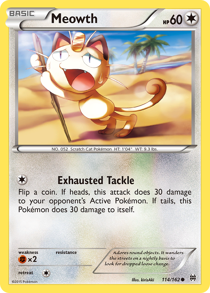 Meowth (114/162) [XY: BREAKthrough] | Exor Games Truro