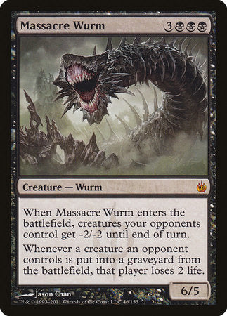 Massacre Wurm [Mirrodin Besieged] | Exor Games Truro