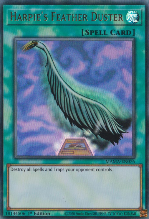 Harpie's Feather Duster [MAMA-EN076] Ultra Rare | Exor Games Truro