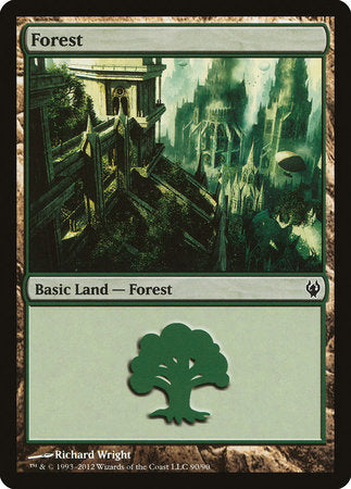 Forest (90) [Duel Decks: Izzet vs. Golgari] | Exor Games Truro