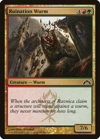 Ruination Wurm [Gatecrash] | Exor Games Truro
