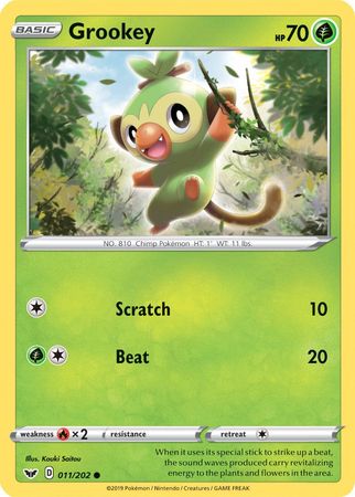 Grookey (011/202) (Premium Collection) [Sword & Shield: Base Set] | Exor Games Truro