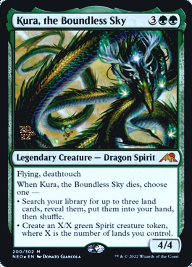 Kura, the Boundless Sky [Kamigawa: Neon Dynasty Prerelease Promos] | Exor Games Truro