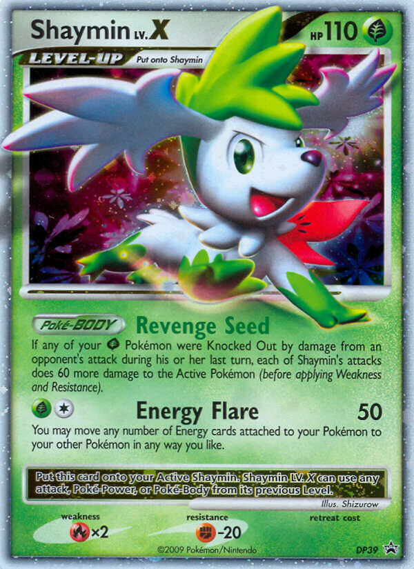 Shaymin LV.X (DP39) [Diamond & Pearl: Black Star Promos] | Exor Games Truro