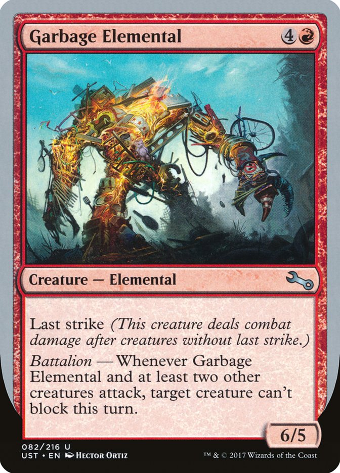 Garbage Elemental (6/5 Creature) [Unstable] | Exor Games Truro