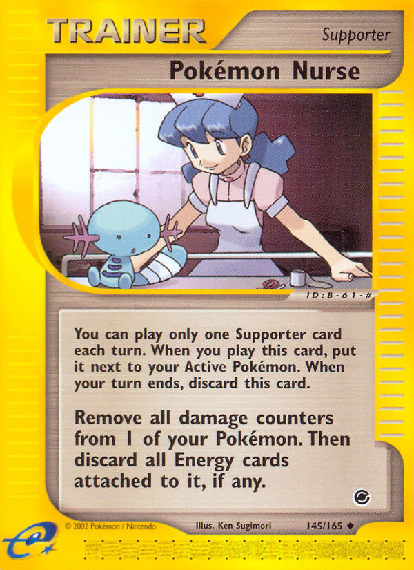 Pokemon Nurse (145/165) [Expedition: Base Set] | Exor Games Truro