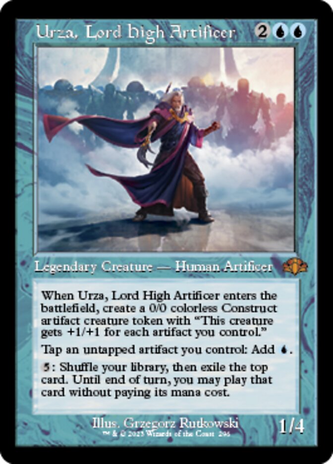 Urza, Lord High Artificer (Retro) [Dominaria Remastered] | Exor Games Truro