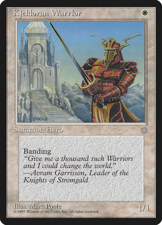 Kjeldoran Warrior [Ice Age] | Exor Games Truro