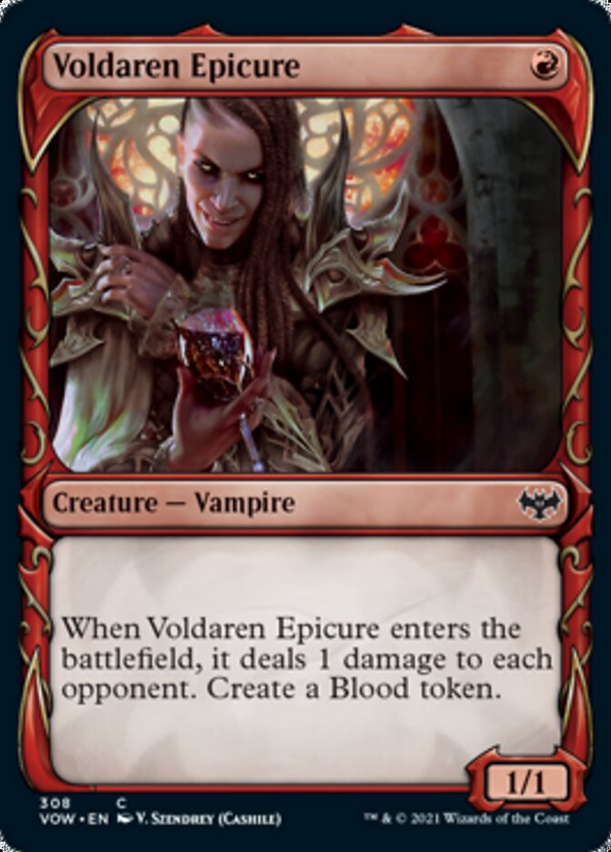 Voldaren Epicure (Showcase Fang Frame) [Innistrad: Crimson Vow] | Exor Games Truro