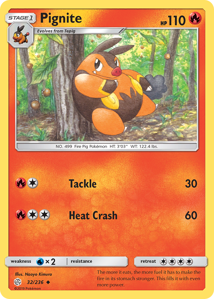Pignite (32/236) [Sun & Moon: Cosmic Eclipse] | Exor Games Truro