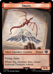 Food (11) // Smaug Double-Sided Token [The Lord of the Rings: Tales of Middle-Earth Tokens] | Exor Games Truro