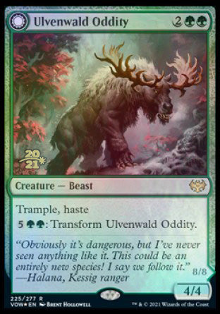 Ulvenwald Oddity // Ulvenwald Behemoth [Innistrad: Crimson Vow Prerelease Promos] | Exor Games Truro