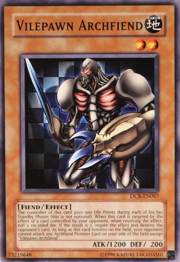 Vilepawn Archfiend [DCR-EN067] Common | Exor Games Truro
