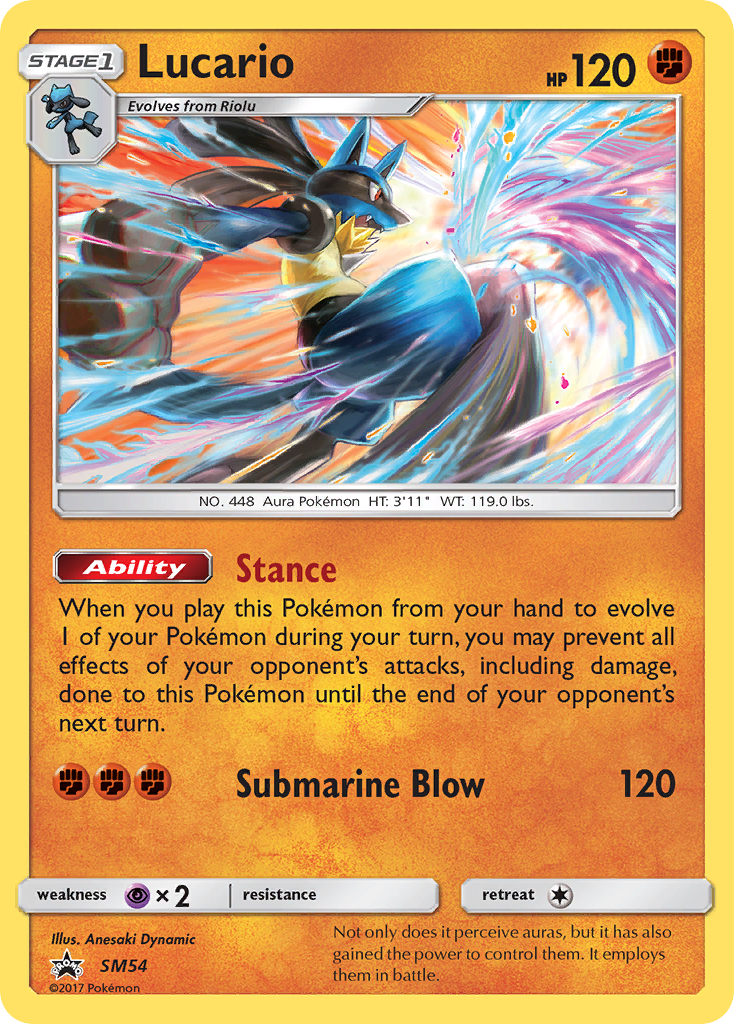 Lucario (SM54) [Sun & Moon: Black Star Promos] | Exor Games Truro