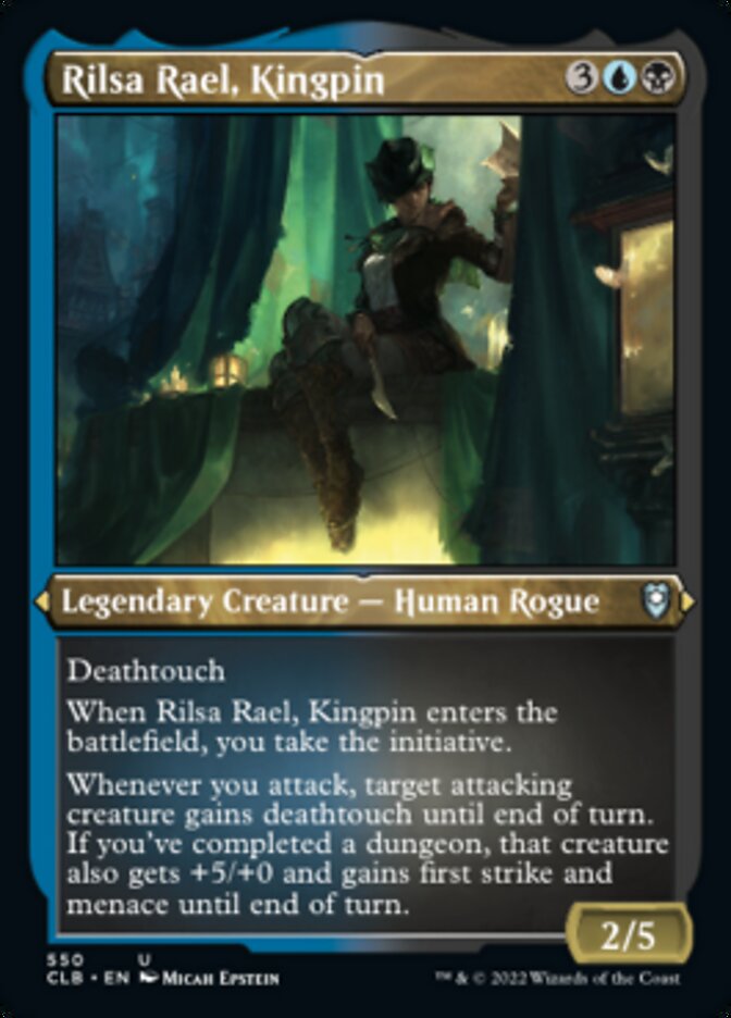 Rilsa Rael, Kingpin (Foil Etched) [Commander Legends: Battle for Baldur's Gate] | Exor Games Truro