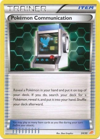Pokemon Communication (24/30) [Black & White: Trainer Kit - Excadrill] | Exor Games Truro