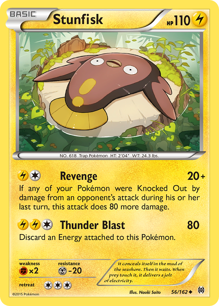 Stunfisk (56/162) [XY: BREAKthrough] | Exor Games Truro