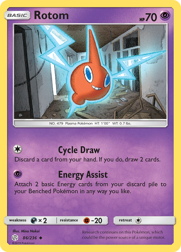 Rotom (86/236) [Sun & Moon: Cosmic Eclipse] | Exor Games Truro