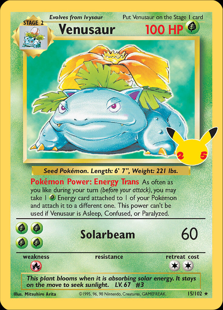 Venusaur (15/102) [Celebrations: 25th Anniversary - Classic Collection] | Exor Games Truro