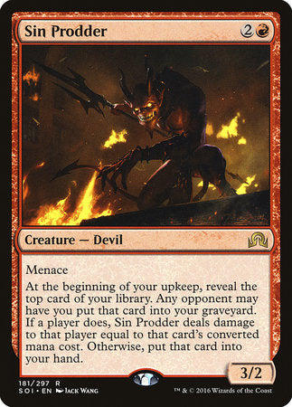 Sin Prodder [Shadows over Innistrad] | Exor Games Truro