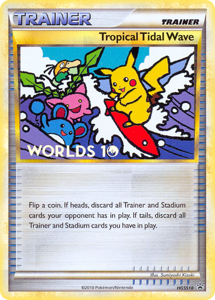 Tropical Tidal Wave (HGSS18) [HeartGold & SoulSilver: Black Star Promos] | Exor Games Truro