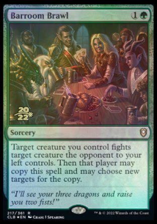 Barroom Brawl [Commander Legends: Battle for Baldur's Gate Prerelease Promos] | Exor Games Truro