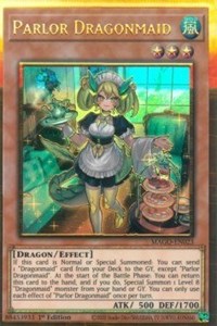 Parlor Dragonmaid [MAGO-EN023] Gold Rare | Exor Games Truro