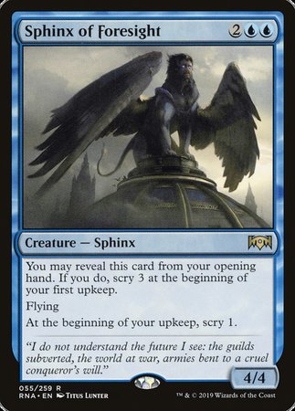 Sphinx of Foresight [Ravnica Allegiance] | Exor Games Truro