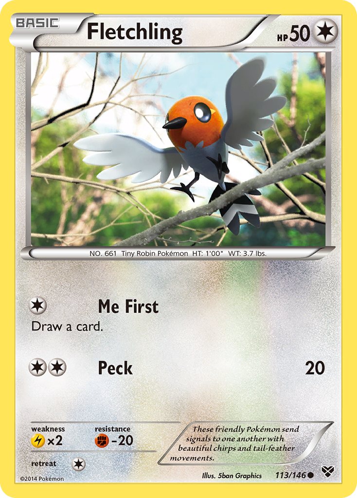 Fletchling (113/146) [XY: Base Set] | Exor Games Truro