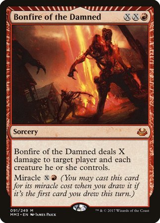 Bonfire of the Damned [Modern Masters 2017] | Exor Games Truro