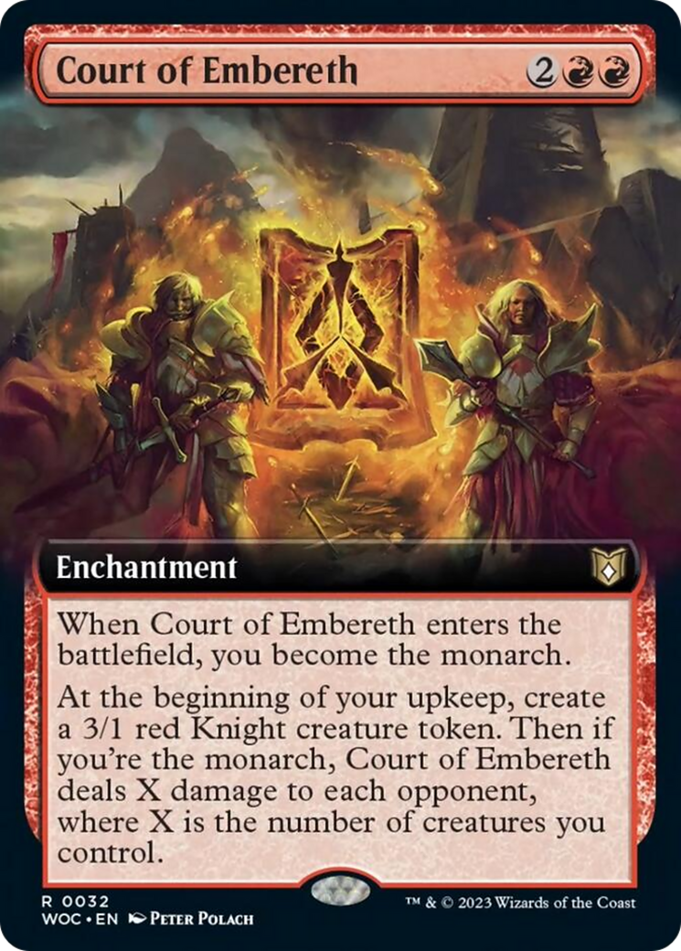 Court of Embereth (Extended Art) [Wilds of Eldraine Commander] | Exor Games Truro