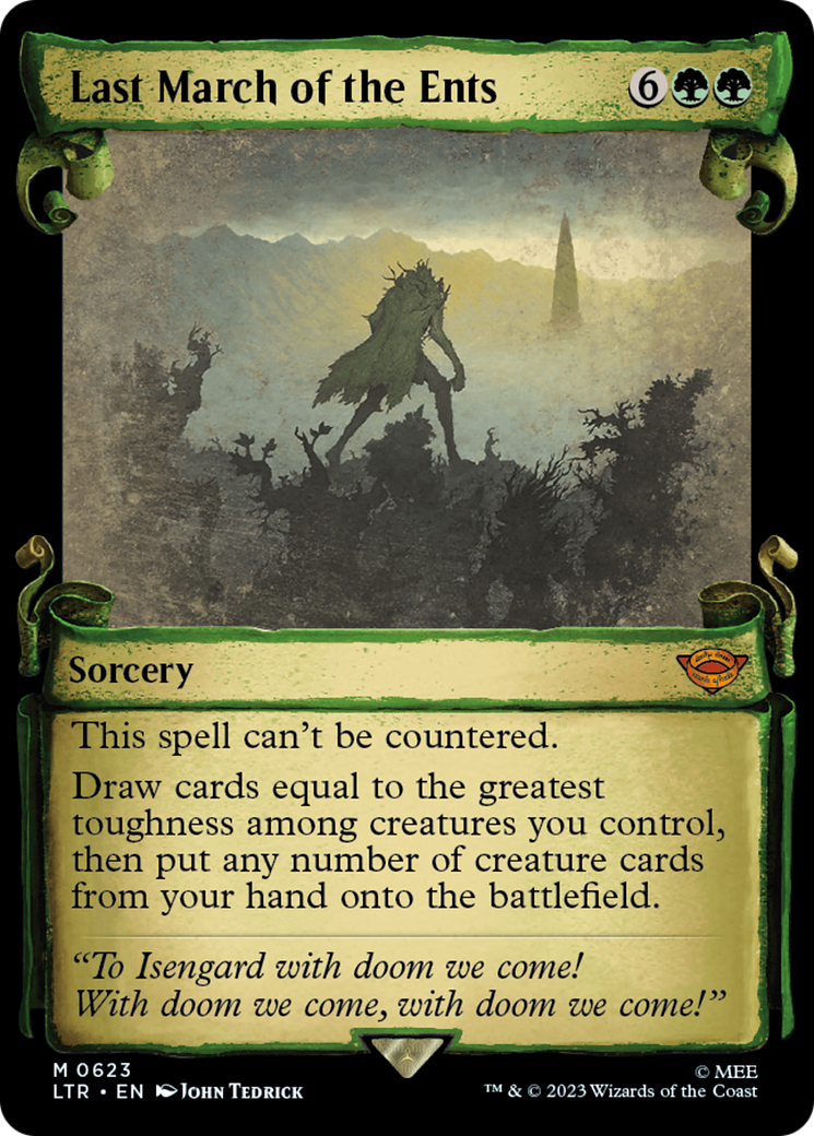 Last March of the Ents [The Lord of the Rings: Tales of Middle-Earth Showcase Scrolls] | Exor Games Truro