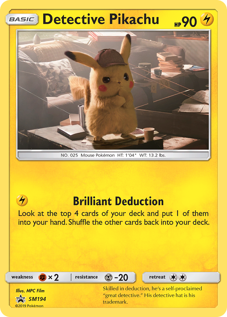 Detective Pikachu (SM194) [Sun & Moon: Black Star Promos] | Exor Games Truro