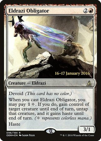 Eldrazi Obligator [Oath of the Gatewatch Promos] | Exor Games Truro