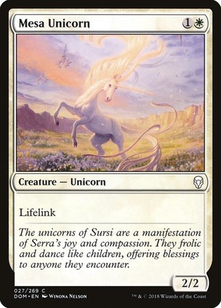 Mesa Unicorn [Dominaria] | Exor Games Truro