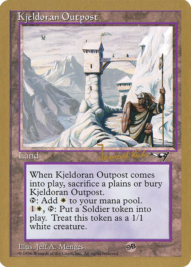 Kjeldoran Outpost (Janosch Kuhn) [World Championship Decks 1997] | Exor Games Truro