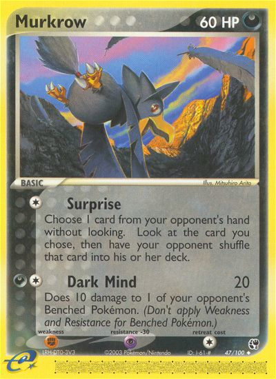 Murkrow (47/100) [EX: Sandstorm] | Exor Games Truro