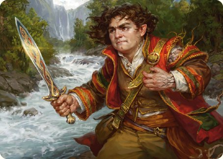 Frodo Baggins Art Card (16/81) [The Lord of the Rings: Tales of Middle-earth Art Series] | Exor Games Truro