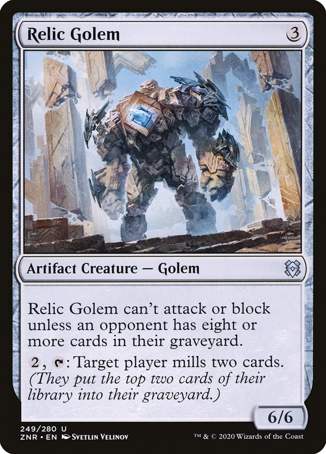 Relic Golem [Zendikar Rising] | Exor Games Truro