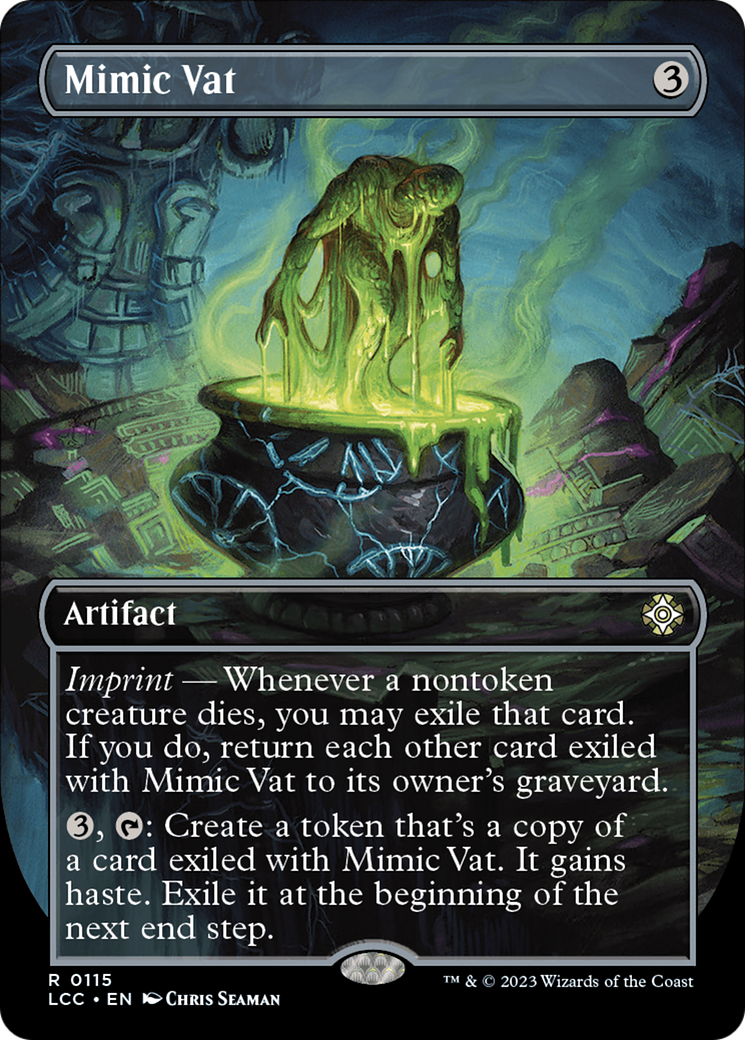 Mimic Vat (Borderless) [The Lost Caverns of Ixalan Commander] | Exor Games Truro