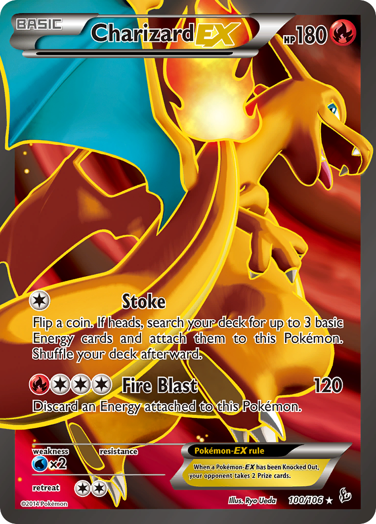 Charizard EX (100/106) [XY: Flashfire] | Exor Games Truro