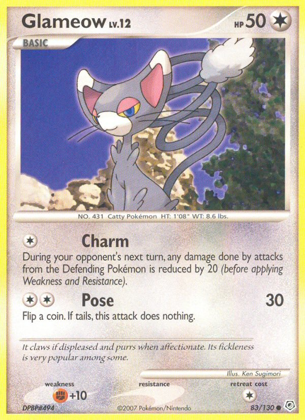 Glameow (83/130) [Diamond & Pearl: Base Set] | Exor Games Truro