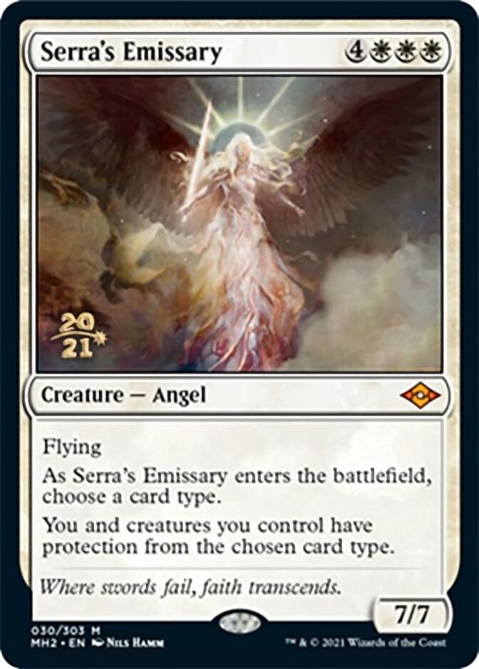 Serra's Emissary [Modern Horizons 2 Prerelease Promos] | Exor Games Truro