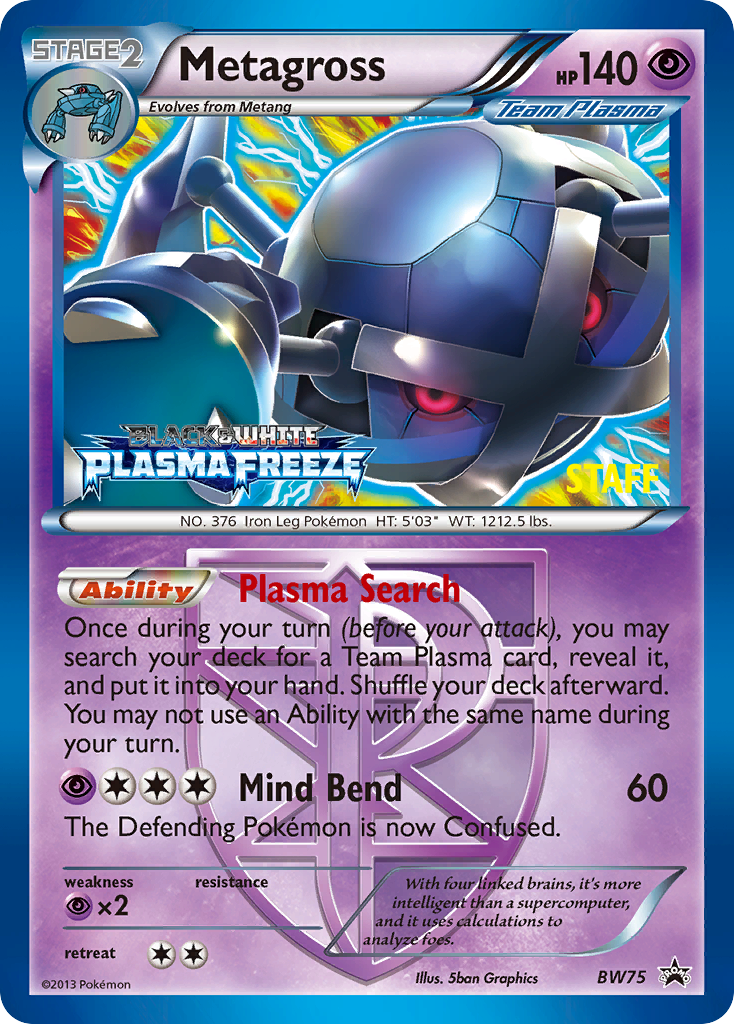 Metagross (BW75) [Black & White: Black Star Promos] | Exor Games Truro