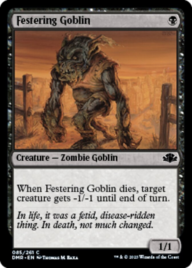 Festering Goblin [Dominaria Remastered] | Exor Games Truro