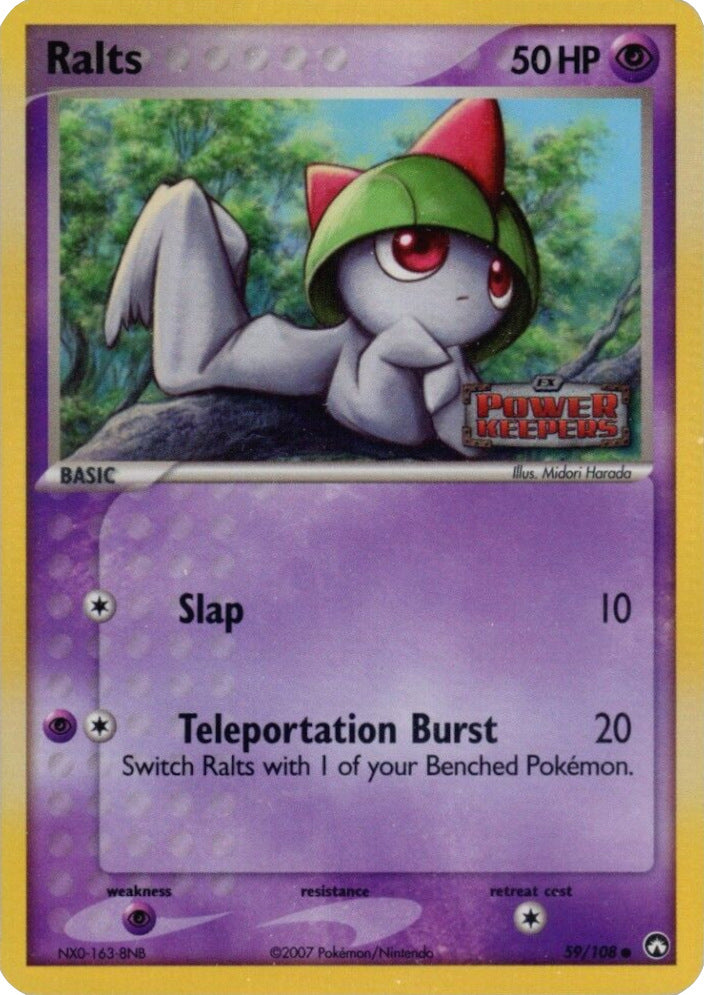 Ralts (59/108) (Stamped) [EX: Power Keepers] | Exor Games Truro