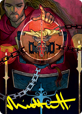 Sign in Blood Art Card (Gold-Stamped Signature) [Strixhaven: School of Mages Art Series] | Exor Games Truro