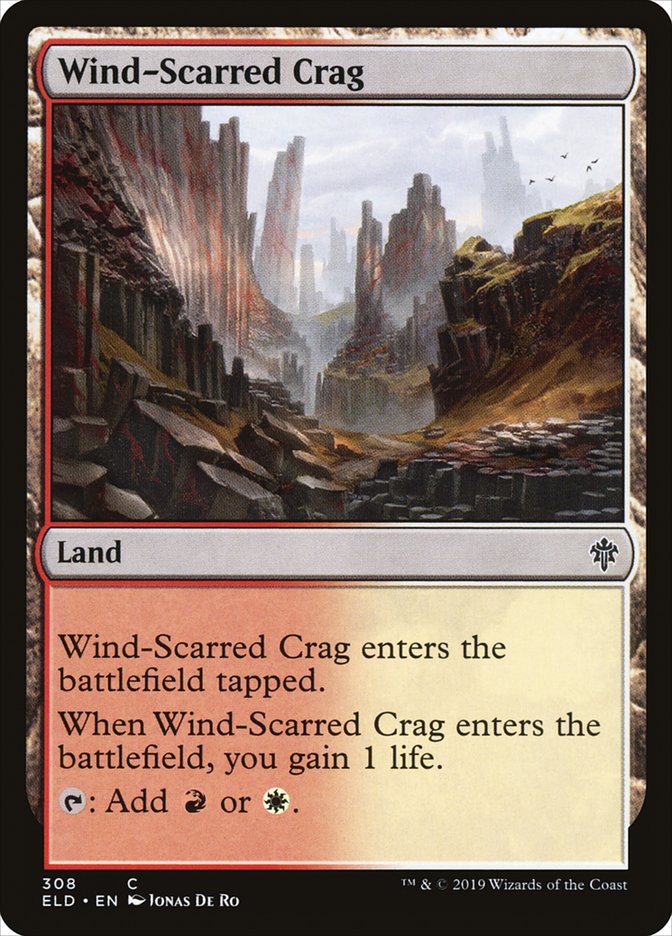 Wind-Scarred Crag [Throne of Eldraine] | Exor Games Truro